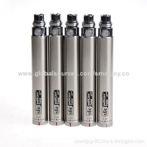 Variable voltage battery wholesale 3.2~4.8V Ego twist 1,300mAh